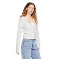 thumbnail image 4 of No Boundaries Women's Zip-Up Hoodie, 4 of 6