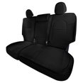 thumbnail image 1 of For 2020-2024 Tesla Model Y FH Group Faux Leather Custom Fit Car Seat Covers Rear Seat - Black, 1 of 4