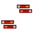 thumbnail image 2 of maskred 2pack/lot Durable LED Truck Tail Light Bar For Trucks And Trailers 24v red cover 2Set, 2 of 6