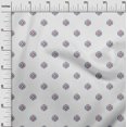 thumbnail image 2 of oneOone Cotton Silk Fabric Circle Ikat Print Fabric By The Yard 42 Inch Wide, 2 of 4