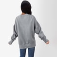 thumbnail image 4 of Timegard Oversized Sweatshirt for Women Thumb Hole Side Split Pullover Fall Loose Long Sleeve Tops, 4 of 4