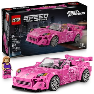LEGO Champions de vitesse 2 Rapide 2 Honda furieuse S2000 Jouet de voiture pour enfants, garçons et filles, âge 9+ - Idée cadeau d'anniversaire pour les fans de voiture de course et de cinéma - Comprend Suki Minifigure - 77241