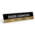 thumbnail image 1 of Printtoo Personalized Desk Name Plate Pretty Classic Custom Acrylic Office Desk Name Plate Accessory 2x8 Inches, 1 of 5