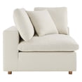 thumbnail image 4 of Modway Commix 3 Piece Down Filled Overstuffed Sectional Sofa Set in Light Beige, 4 of 10