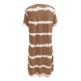 thumbnail image 5 of TJAZFJPA Robe Boutonnée pour Femmes Mode Été Décontractée Grande Taille Ample et Confortable Robe Sans Manches à Rayures Imprimées Robe de Maternité Noire, 5 of 5