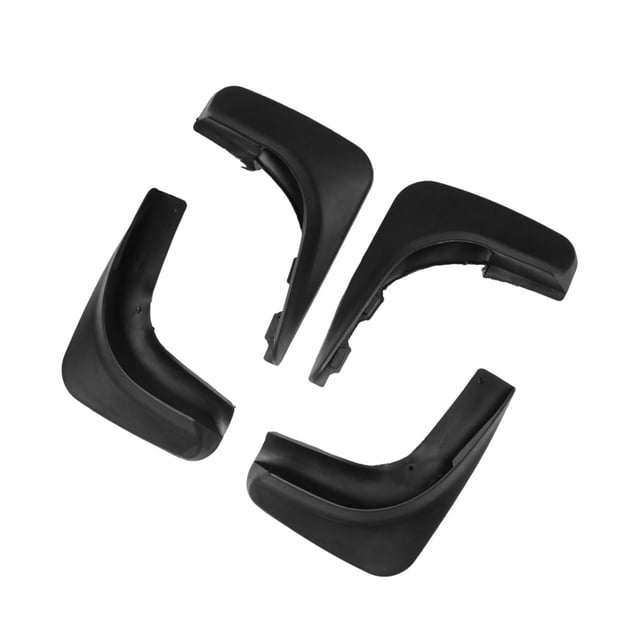 Unique Bargains Black Plastic Mud Flaps Splash Guards Front + Rear Set for Volkswagen Golf 6