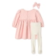 thumbnail image 2 of Btween Baby Girls' Three Piece Dress Set, 2 of 2