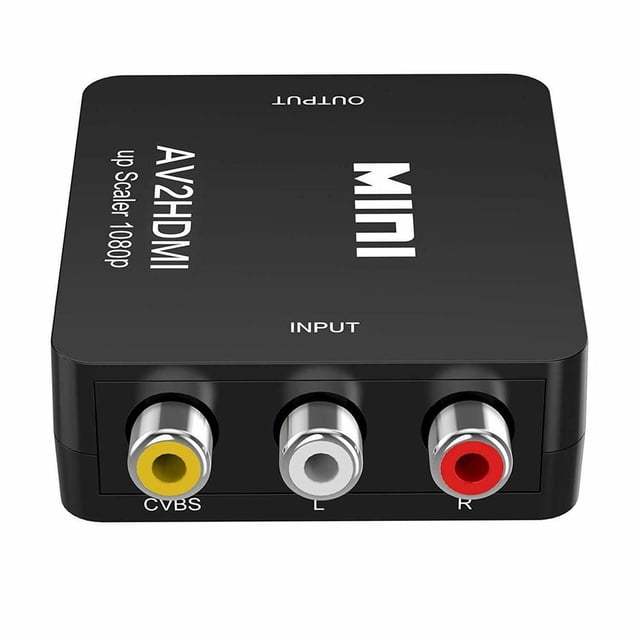 LOVEVER RCA AV vers HDMI HD Convertisseur Composite CVBS Adaptateur Vidéo Wii NES SNES