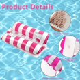 thumbnail image 5 of Pool Float Adult 4-in-1 Inflatable Water Hammock Floating Chair Lounger 3 Tube Design 300 lbs Capacity with Pump for Pool Vacation Light Blue Green, 5 of 5