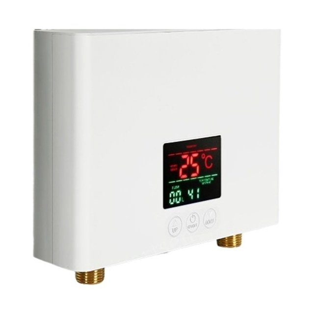 3000W Instant Water Heater Smart Electric Shower Tankless Instant Water Heater Thermostat For Bathroom Kitchen ,Digital Temperature Display