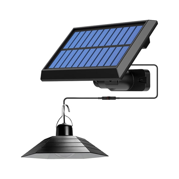 RKSTN Lights Solar Pendant Lamp With One Trailer And Two Dual Head Lamps, Solar Courtyard Lamp, Split Wall Lamp, Indoor And Outdoor Lighting, Street Lamp Lights