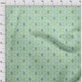 thumbnail image 3 of oneOone Polyester Lycra Aquamarine Fabric Texture & Triangle Geometric Sewing Material Print Fabric By The Yard 56 Inch Wide, 3 of 4