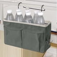 thumbnail image 1 of Birdeem Bedside Storage Organizer,Hanging Basket Shelf with Canvas Fabric and Metal Frame,for Bunk Beds and Home Use,Multiple Pockets Easy Installation Space Saver, 1 of 9