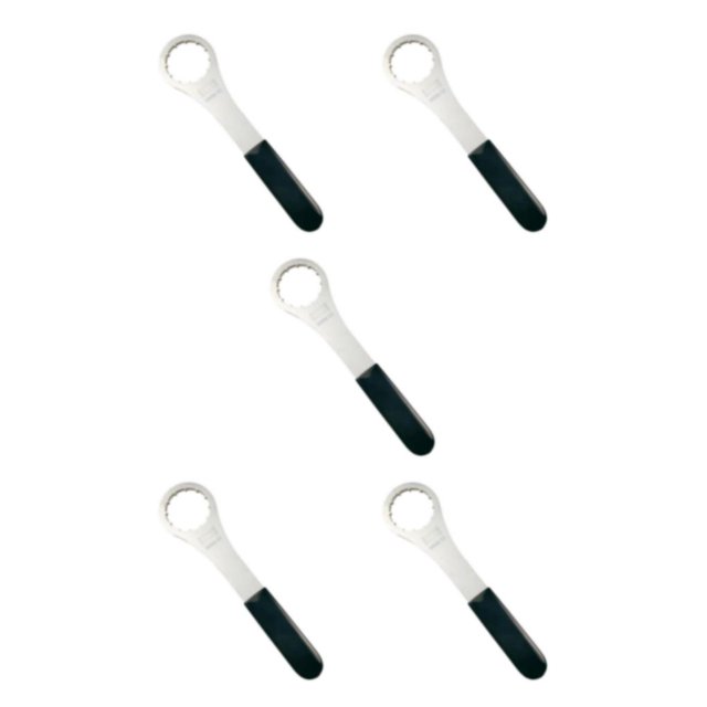 Maytalsory Outil de Réparation de Clé de Pédalier Durable Outil de Réparation de Clé d'Essieu 45,6-46,6 Mm 240x60x4mm 5Set
