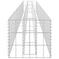 thumbnail image 3 of vidaXL Gabion Raised Bed Galvanised Steel 360x30x30 cm, 3 of 4