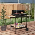 thumbnail image 2 of Outsunny Chariot pour Barbecue avec Hauteur de Gril à 5 Niveaux, Récupérateur de Cendres, 2 of 10