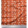 thumbnail image 1 of Soimoi Poly Georgette Fabric Cloud,Fish & Yacht Nautical Fabric Prints by Yard 52 Inch Wide, 1 of 3