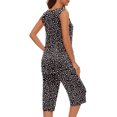 thumbnail image 3 of Baikeli Womens Sets on Sale Two Piece Outfits for Women Plus Size Suits Striped Tops Drawstring Waist Pants Jogger Sets with Pockets Women Matching Sets Outfits, 3 of 7