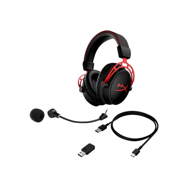 HyperX Cloud Alpha - Wireless Gaming Headset (Black-Red) - Walmart.ca