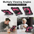 thumbnail image 3 of Case for iPad Mini 7 A17 Pro 2024 / iPad Mini 6 2021 8.3 Inch with Rotating Stand Pencil Holder Hand/Shoulder Strap, Heavy Duty Shockproof Protective Cover for iPad Mini 7th/6th Generation 8.3", 3 of 7
