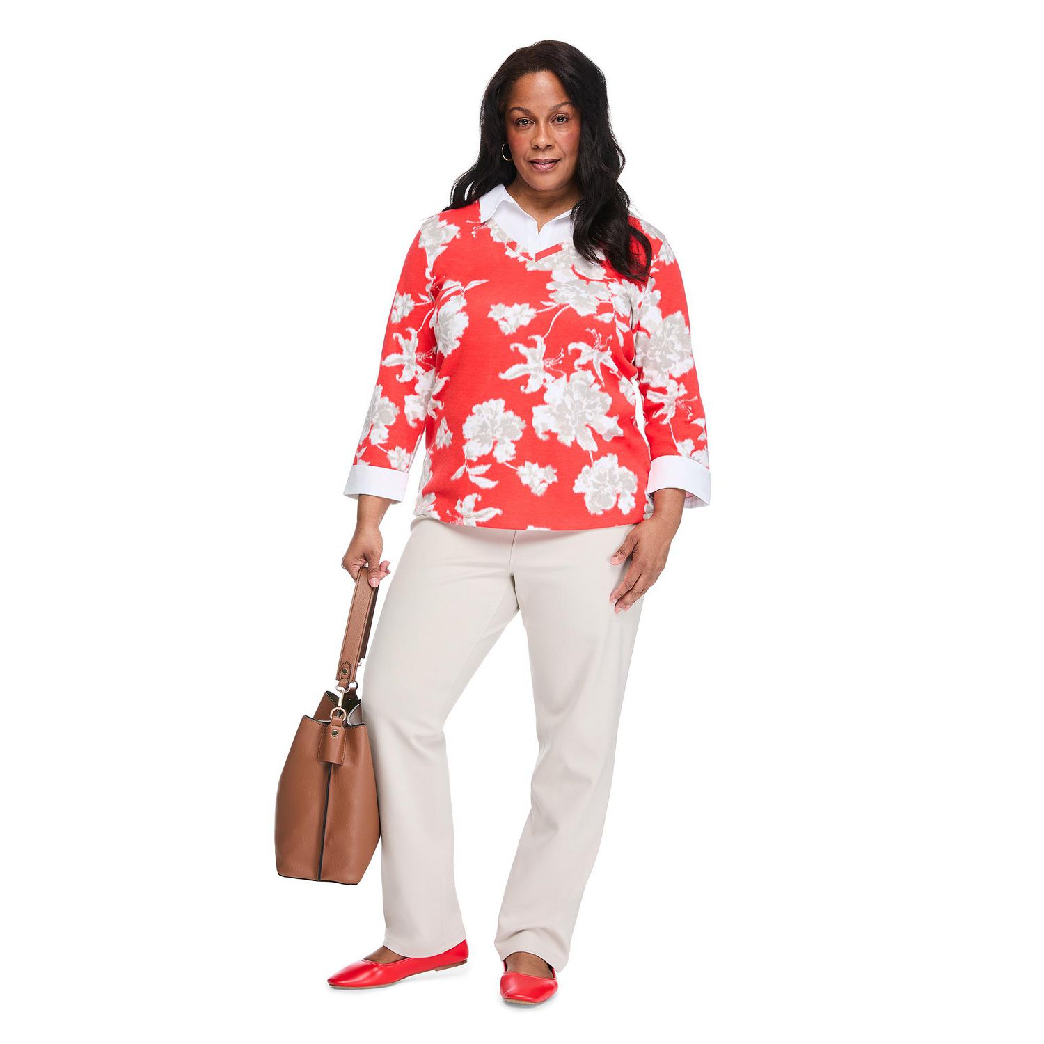 Pantalon à enfiler Karen Scott Plus pour femmes