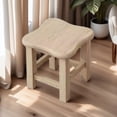 thumbnail image 1 of Wooden Stool for Adults, 12 Inch Heavy Duty Wooden Plant Stool, Solid Wood Small Stool Household Living Room Coffee Table Short Stool Small Wooden Stools, 1 of 6