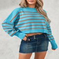 thumbnail image 4 of Ladies‘ Solid Color Knit Sweater with Long Sleeves and Loose Fit, 4 of 9