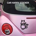 thumbnail image 2 of 10 Piece Car Sticker Family With Pet Car Lucky Stickers Stickers For Window (Black), 2 of 8