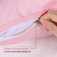 thumbnail image 2 of Unique Bargains Satin Pillowcase Zippered Silky Sateen, 2 of 9