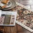 thumbnail image 2 of Oubit Table Runnerwith Tassels,Jute Table Runner Jacquard Table Runner Decoration Jacquard Jute Table Runner Ultra Responsive, 2 of 5
