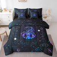 thumbnail image 1 of YST Trippy Cosmos Comforter Set, Celestial Astrology Bedding, 7pcs, King Size, 1 of 4
