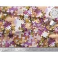 thumbnail image 3 of Soimoi Moss Georgette Fabric Two Tone Camouflage Decor Fabric Printed Yard 42 Inch Wide, 3 of 3
