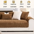 thumbnail image 4 of Birdeem Sofa Cover for Living Room Couch,Non Slip Couch Cover with Soft Plush Material,Washable and Thick Furniture Protector for Daily Use,Fits Most Three Seater Sofas, 4 of 7