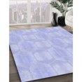 thumbnail image 3 of Ahgly Company Machine Washable Indoor Rectangle Transitional Heavenly Blue Area Rugs, 8' x 10', 3 of 7