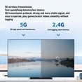 thumbnail image 4 of Multimédia HD, Extension Multimédia HD Sans Fil à Double Bande 2,4G 5G Décodage 4K Sortie 1080P pour Diffusion de Vidéo, 4 of 7