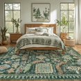 thumbnail image 4 of 8x10 Ft Green Area Rug - Soft, Washable, Non-Slip Indoor/Outdoor Rug for Living Room, Bedroom, Dining Room, Patio, Kids, Farmhouse & Boho Style, 4 of 7