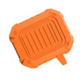 thumbnail image 2 of Earphone Case Silicone Cover Wireless Headphone Case Shell Replacement for AirPods 1/2, Orange, 2 of 5