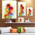 thumbnail image 3 of Yellow and Red Gerbera Flowers - Large Floral Canvas Artwork, 3 of 4