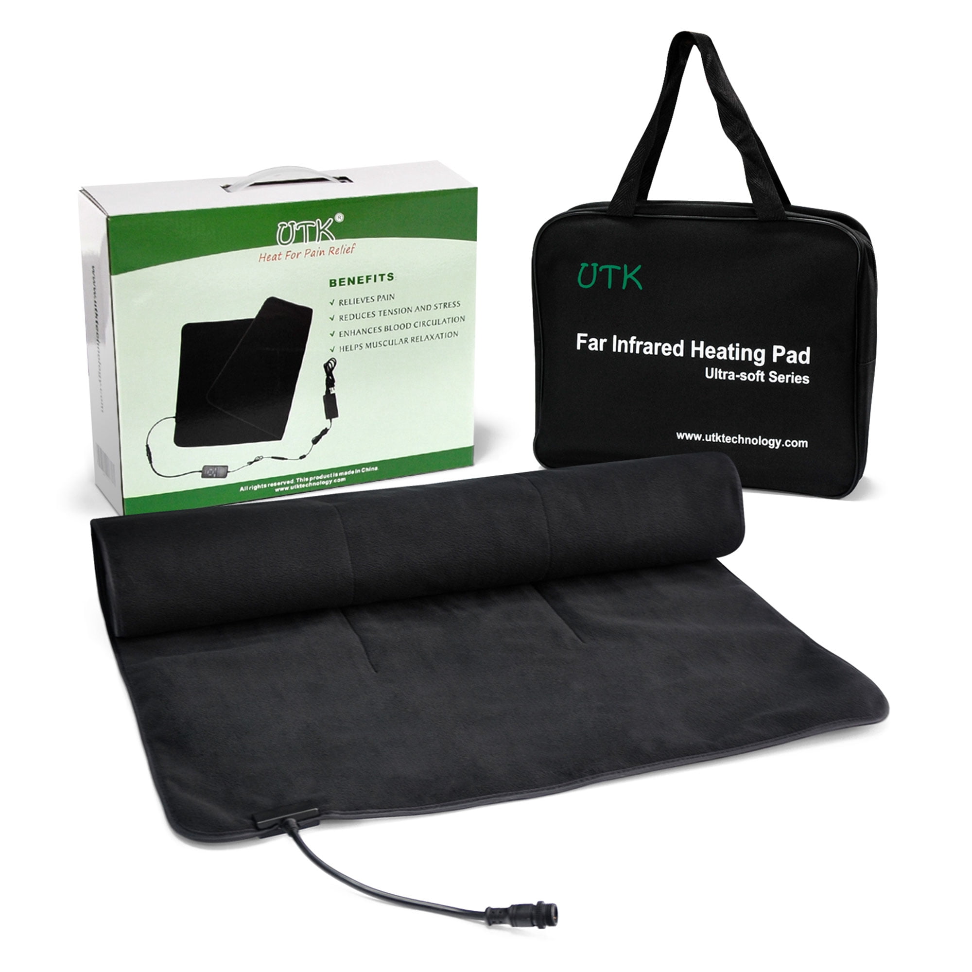 UTK 36 x 24 Inch Infrared Heating Pad w/ Smart Controller