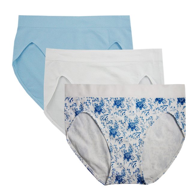FEM Culottes pour FEMmes Sans Coutures, Culottes Échancrées - Lot de 3