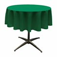 thumbnail image 2 of LA Linen TCpop51R-GreenEmP32 Nappe en Popeline Polyester Vert Émeraude - 51 Po Ronde, 2 of 3