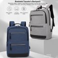 thumbnail image 1 of Laptop Backpack Computer Bag with USB Charging Port , Ergonomic Shoulder Straps for 15.6 Inch Laptop, Business Casual, 1 of 7
