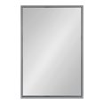 thumbnail image 2 of Kate and Laurel Travis Modern Wood Framed Wall Mirror, 24 x 36, Gray, Transitional Rectangle Mirror for Wall, 2 of 7