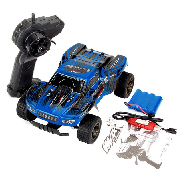 Voiture RC pour Enfants Rechargeable Haute Vitesse hors Route Voiture Télécommandée Voiture de Course