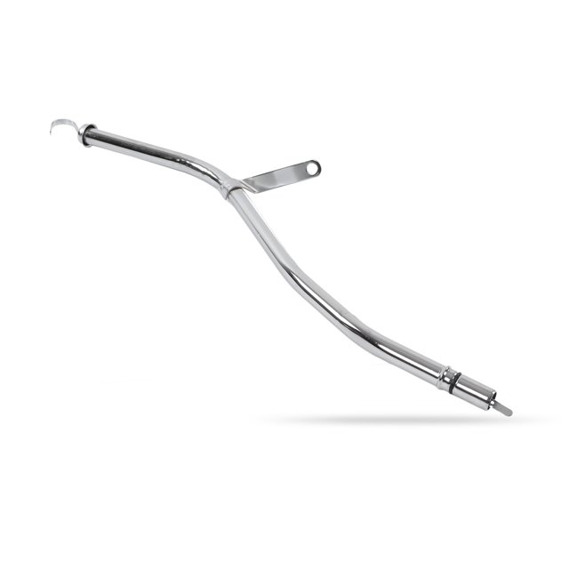 Engine Oil Dipstick Tube, Transmission Dipstick Tube Stable 24in Accurate Rustproof For Car Plated Silver