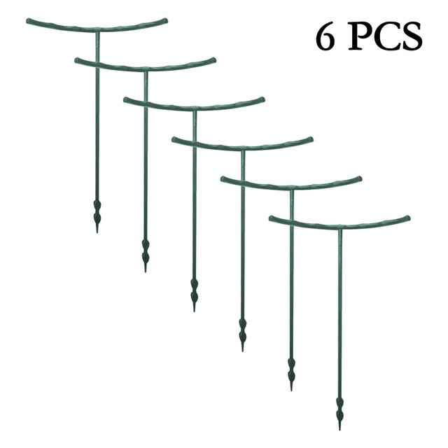 6 Pcs Garden Climbing Trellis Plant Support Cage Sturdy Plastic Stakes for Plant