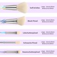 thumbnail image 2 of braveheart 5piece Durable Brush Set 5Pcs Easy For Cleaning And Maintaining Makeup Brush Set Up Brushes Handle, 2 of 6