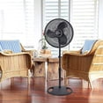 thumbnail image 5 of Lasko 16 Inch Oscillating 3 Speed Adjustable Pedestal Stand Fan Black (2 Pack), 5 of 5