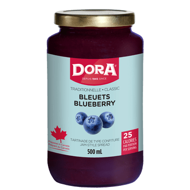 Dora Tartinade Légère Traditionnelle aux Bleuets