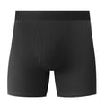 thumbnail image 1 of Funicet Mens Boxers Underwear,Mens Boxer Underwear,Mens Cotton Boxers Solid Color Open, 1 of 2